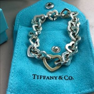 Tiffany’s two toned heart bracelet